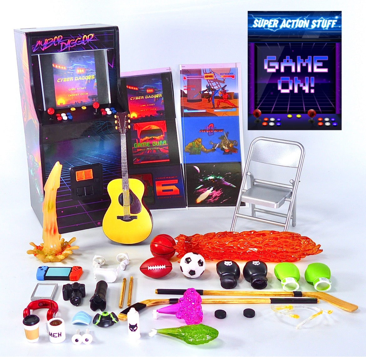 GAME ON! Arcade w/ LED Light (Cyber Dagger)