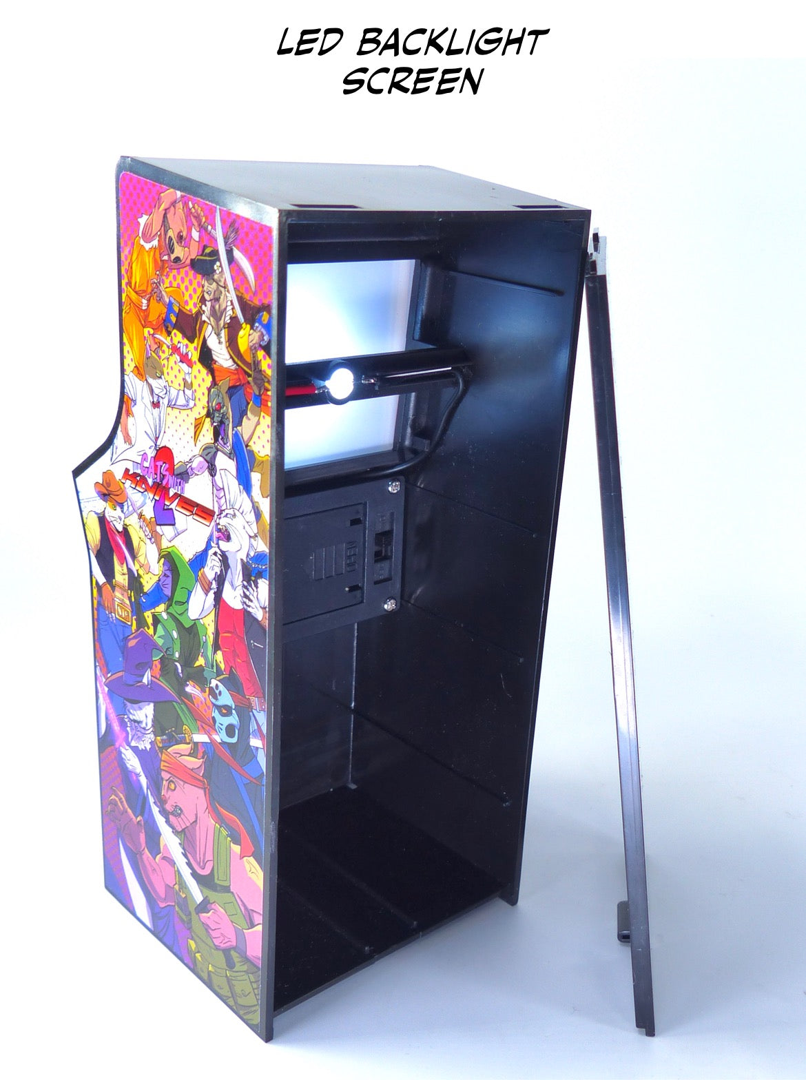 GAME ON! Arcade w/ LED Light (Cats with Knives 2)