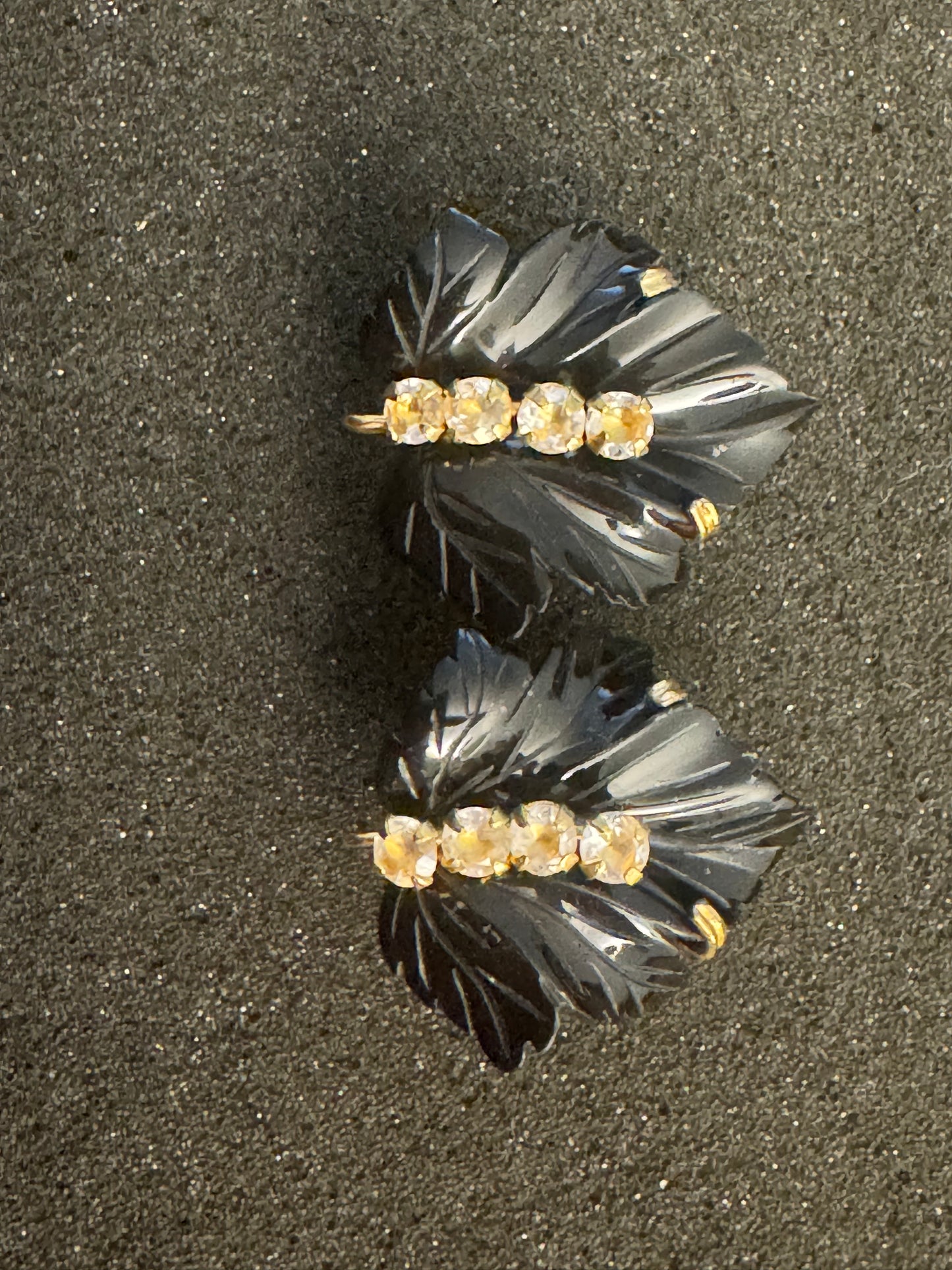 Black Onyx Earrings
