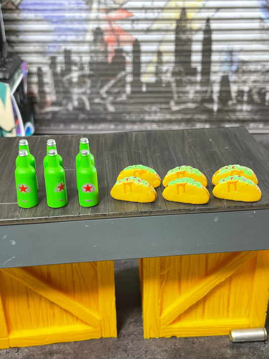 Tacos and Cervezas