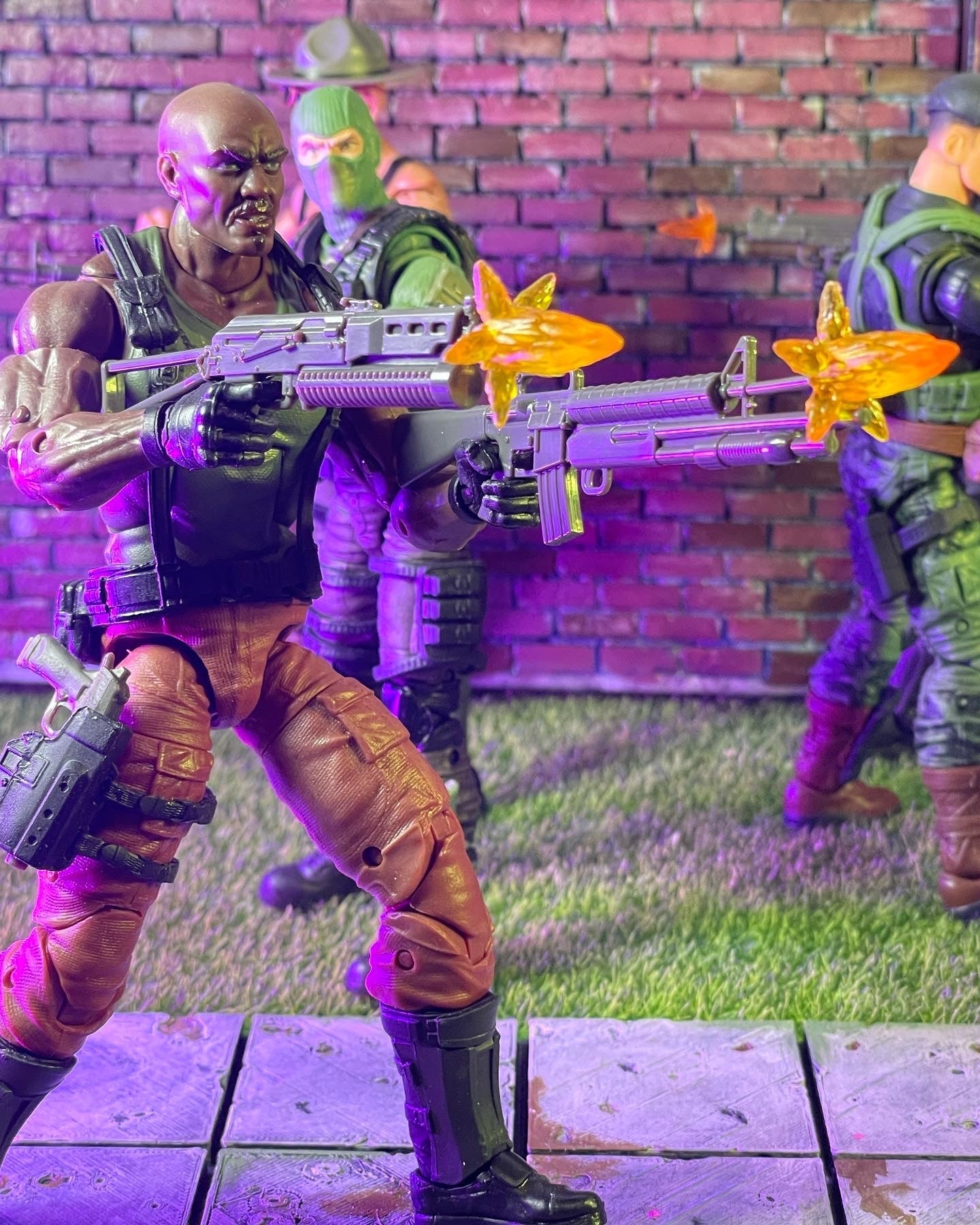 Extra Cover Fire Yellow Muzzle Flashes and Blood Effect