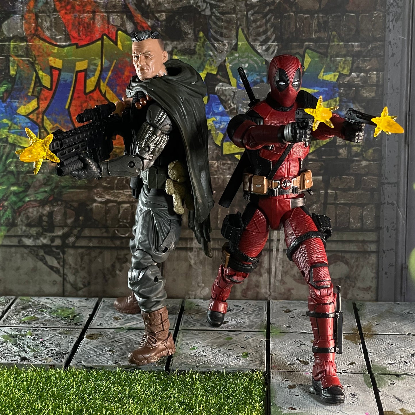 Extra Cover Fire Yellow Muzzle Flashes and Blood Effect