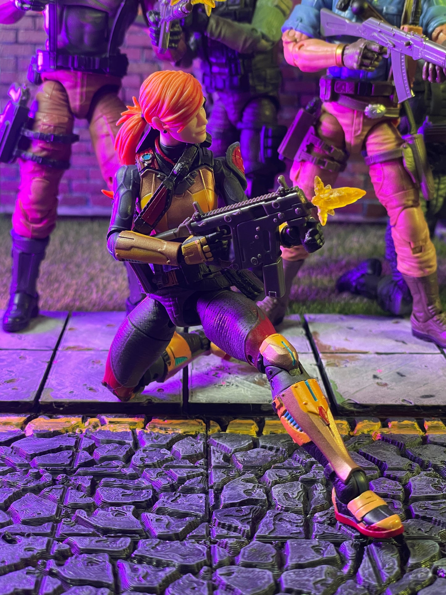 Extra Cover Fire Yellow Muzzle Flashes and Blood Effect