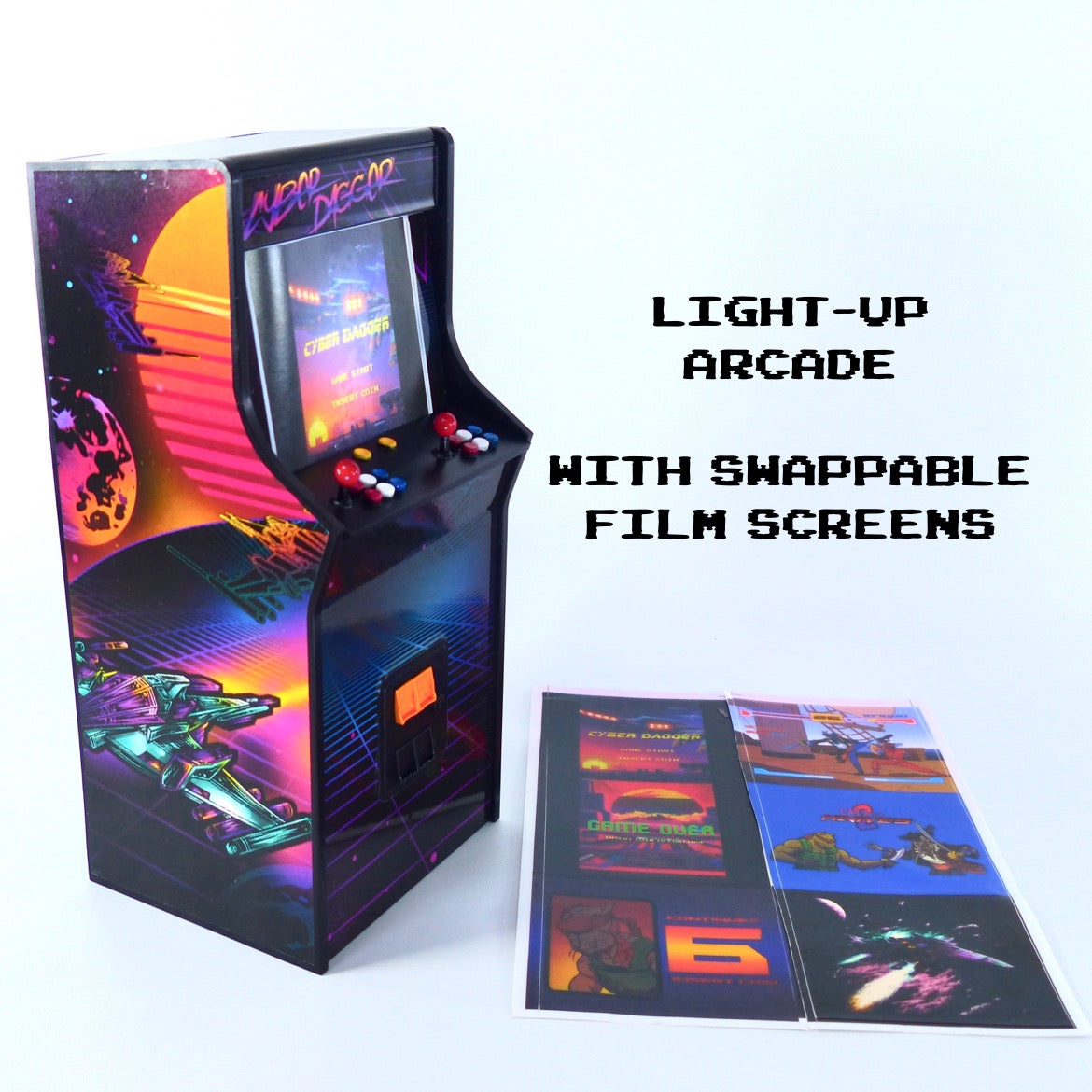 GAME ON! Arcade w/ LED Light (Cyber Dagger)