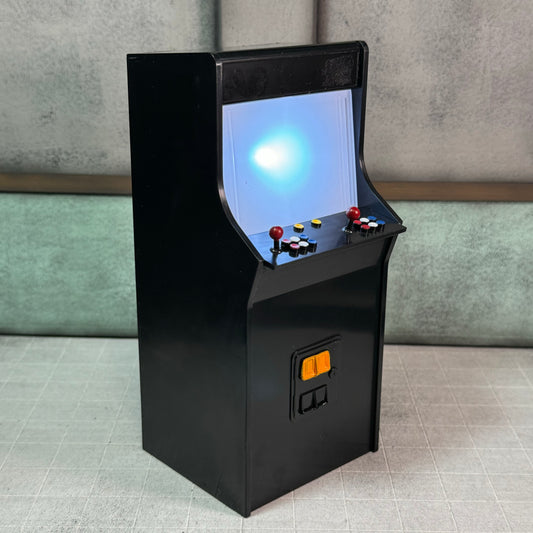 Blank Arcade Cabinet for Six Inch Scale Figures with light