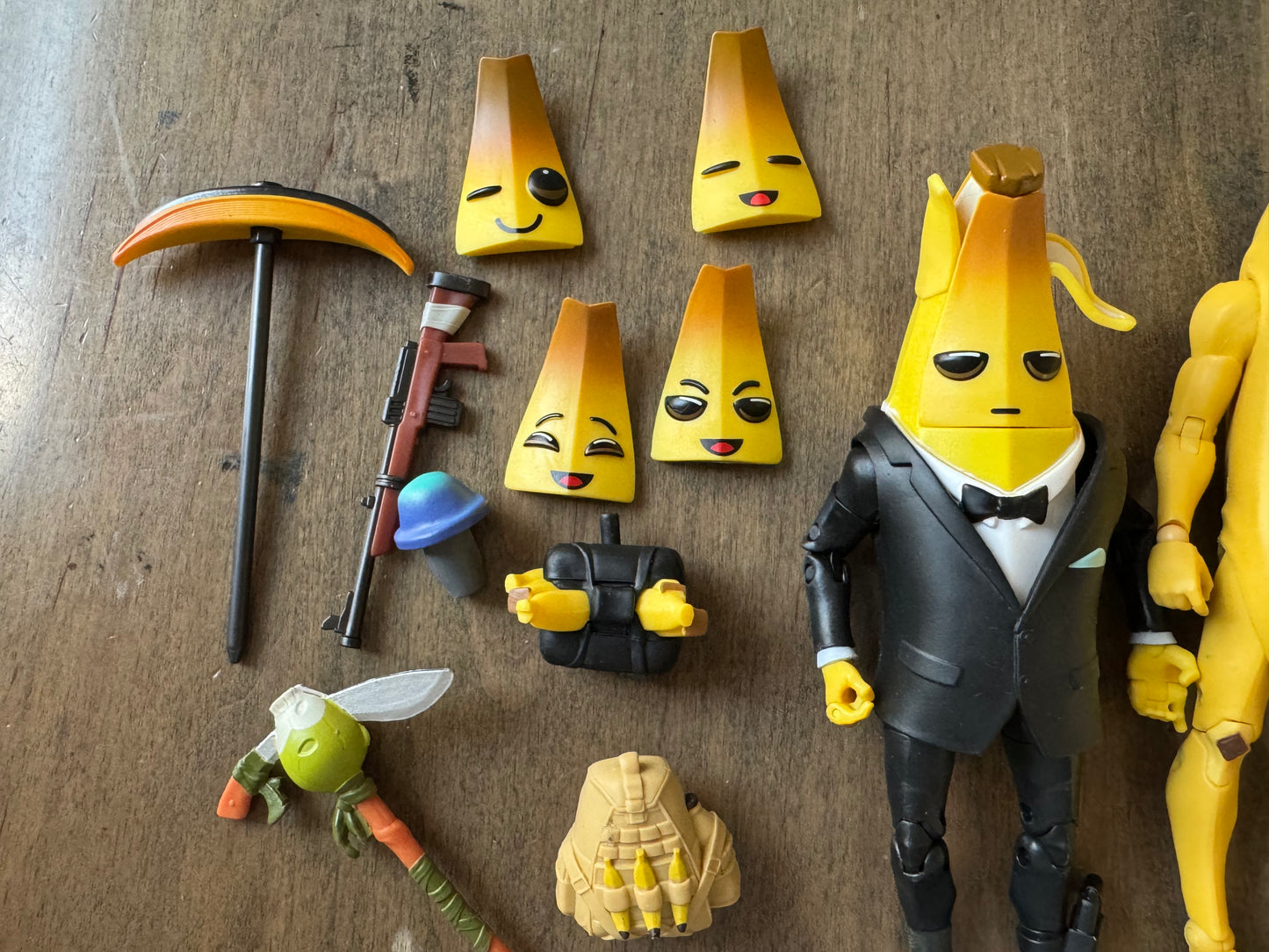 Peely and Agent Peely from Jazwares and Mcfarlane