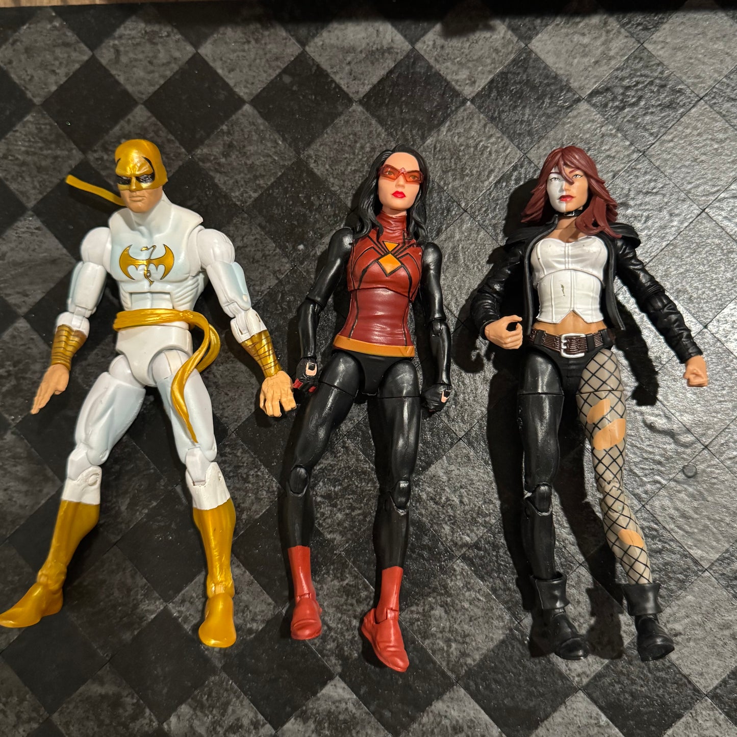 Marvel Legends Iron Fist Spider-Woman Typhoid Mary lot