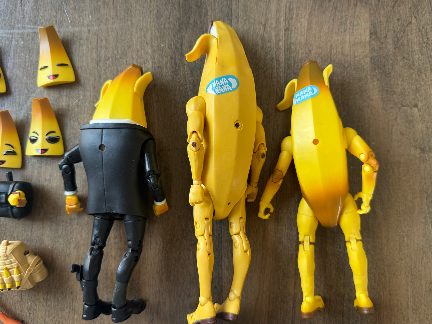 Peely and Agent Peely from Jazwares and Mcfarlane