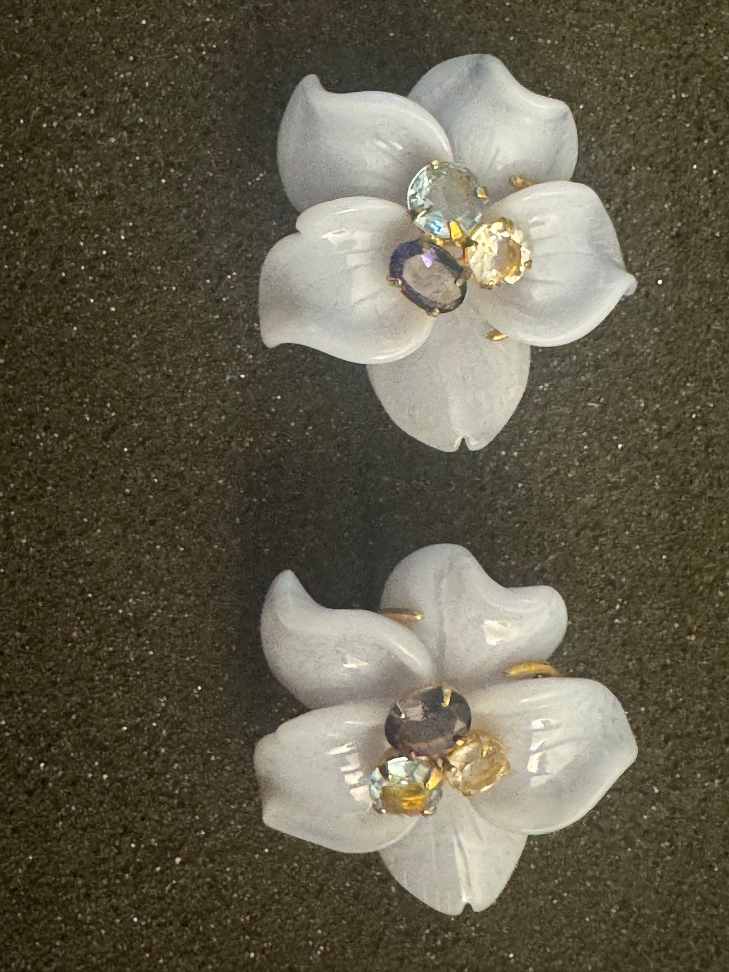 Blue Lace Agate Earrings